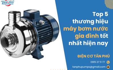 Top 5 thương hiệu máy bơm nước gia đình tốt nhất hiện nay Top 5 thương hiệu máy bơm nước gia đình tốt nhất hiện nay