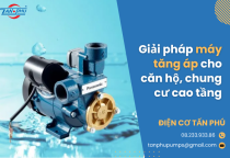 Giải pháp tăng áp căn hộ chung cư cao tầng