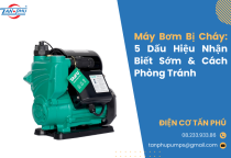Máy Bơm Bị Cháy: 5 Dấu Hiệu Nhận Biết Sớm & Cách Phòng Tránh