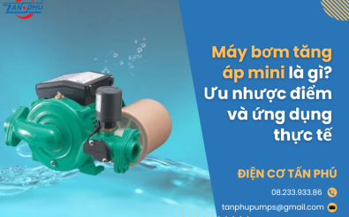 Máy bơm tăng áp mini là gì?