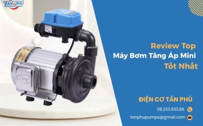 Review Top Máy Bơm Tăng Áp Mini Tốt Nhất