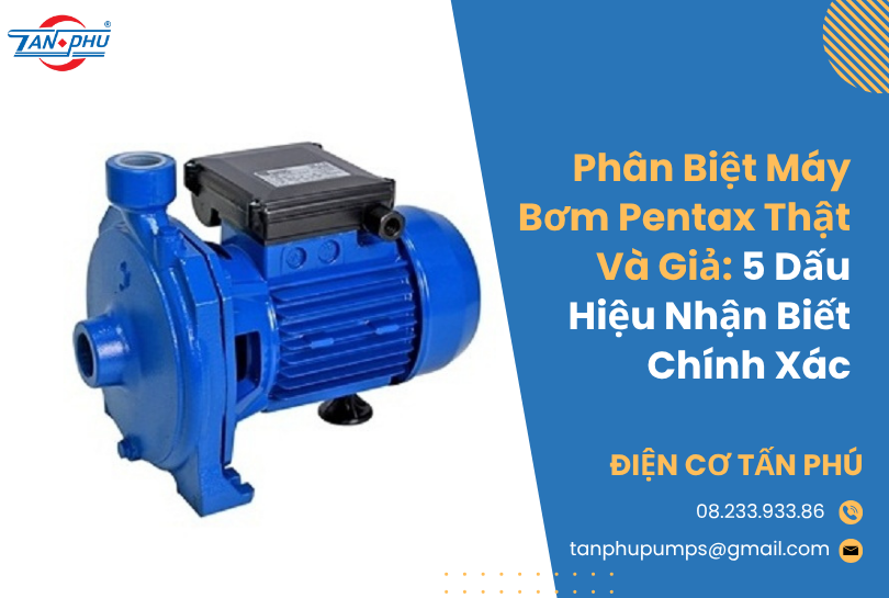 Phân Biệt Máy Bơm Pentax Thật Và Giả: 5 Dấu Hiệu Nhận Biết Chính Xác 